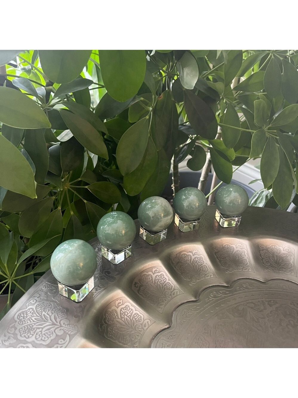 (One) Green Aventurine Sphere - Picture 1 of 3